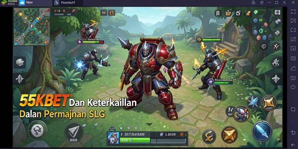 Tangkapan layar menampilkan gameplay intens dari 55KBET.