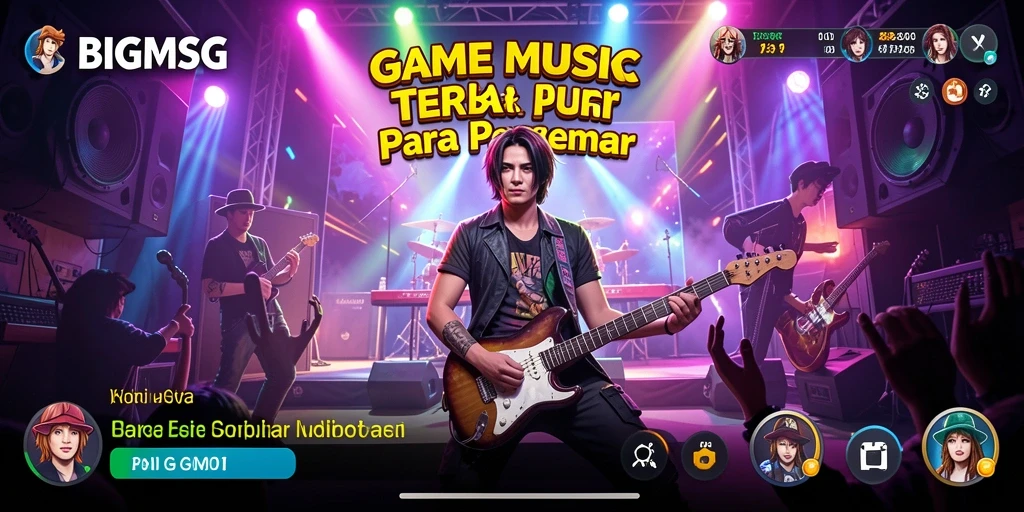 Tampilan gameplay BIGMSG yang menarik dan interaktif.