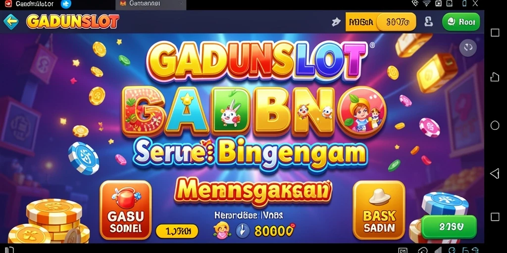 Tampilan gameplay menarik dalam GADUNSLOT dengan suasana Bingo yang seru.