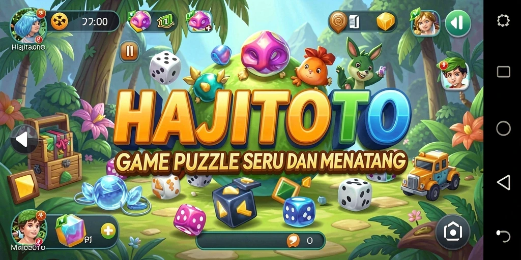 Gameplay HAJITOTO yang menyenangkan dengan tantangan puzzle.