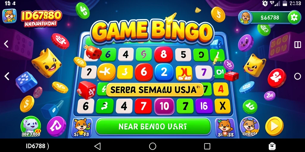 Tampilan gameplay ID6788 yang seru dan menarik saat bermain Bingo.
