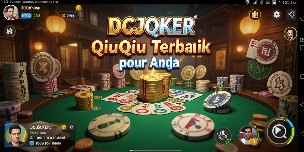 Gameplay QiuQiu yang seru di IDCJOKER.