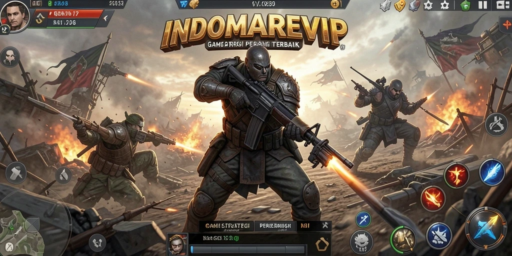 Tampilan gameplay INDOMAREVIP yang penuh aksi dan strategi.