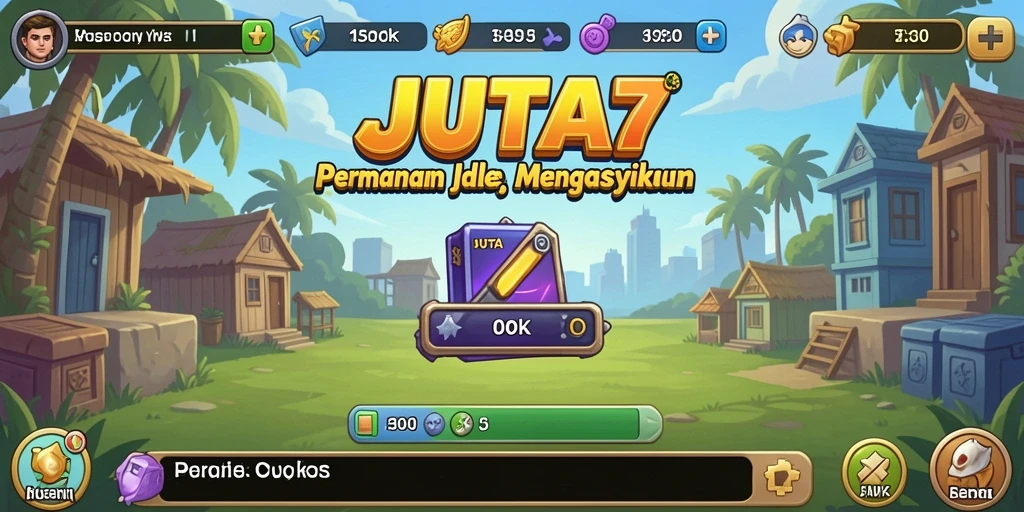 Tampilan gameplay <strong>JUTA7</strong> menawan dengan elemen Idle yang menarik.