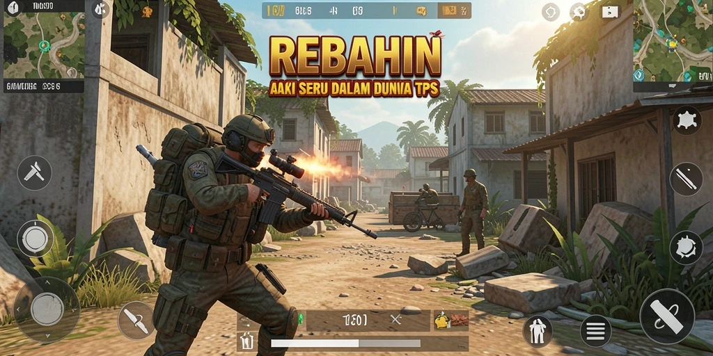 Tampilan gameplay seru dan menegangkan di REBAHIN.