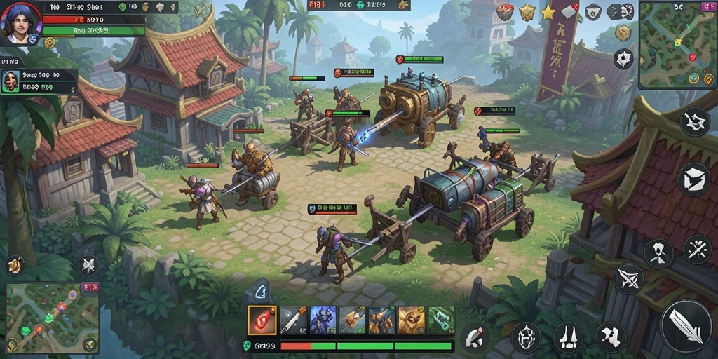 Tangkapan layar gameplay RT99 dengan aksi pertempuran yang intens.