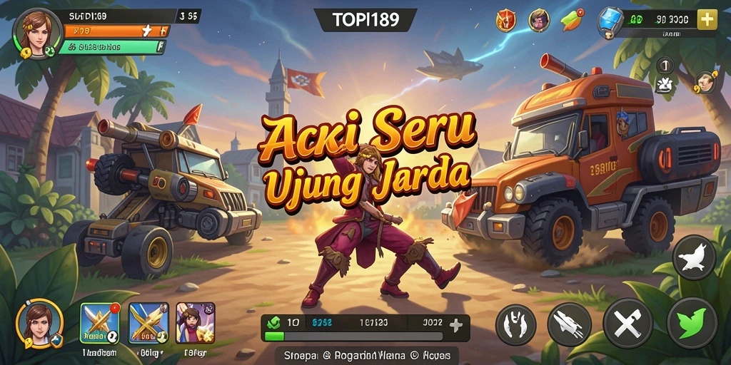 Gameplay aksi intens dengan grafik menakjubkan dari TOPI189.