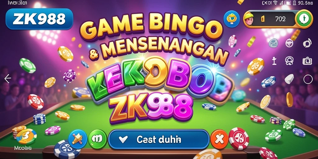 Screenshot gameplay ZK988 menunjukkan keseruan bermain Bingo.